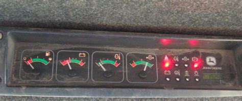 jd 6675 skid steer warning lights|john deere skid steer battery warning.